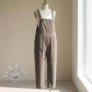 Velluto a coste 6W WASHED STRETCH stone