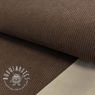 Velluto a coste HUGGY chocolat