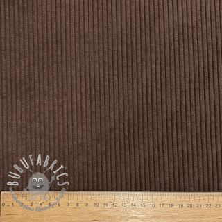 Velluto a coste HUGGY chocolat