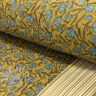 Tessuto di cotone QUILT Gange curcuma