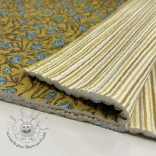 Tessuto di cotone QUILT Gange curcuma