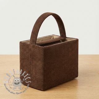 Velluto a coste HUGGY chocolat