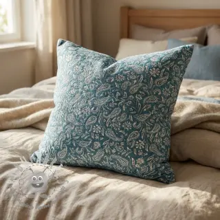 Tessuto decorativo jacquard Mumbai allover jade