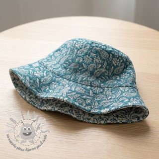 Tessuto decorativo jacquard Mumbai allover jade