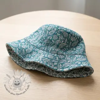 Tessuto decorativo jacquard Mumbai allover jade