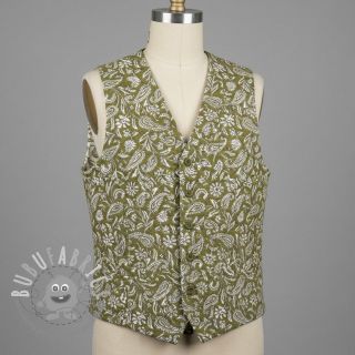 Tessuto decorativo jacquard Mumbai allover kaki