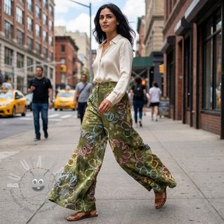 Tessuto di cotone TIE DYE EMBROIDERY Elise tape design A