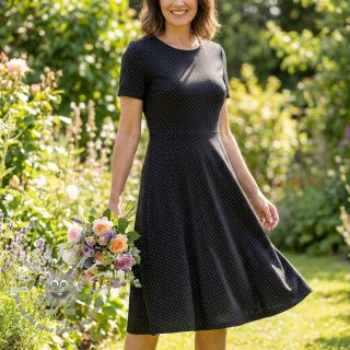 Viscosa Punta di Roma ROMEA black