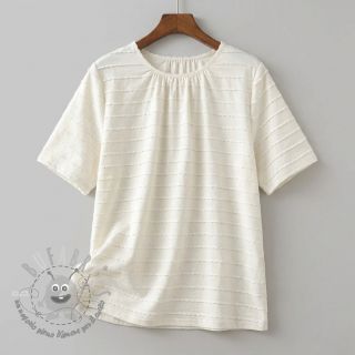 Jersey RUFFLES white