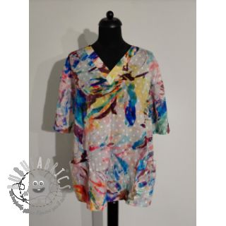 Tessuto di cotone DOBBY Staind branch digital print