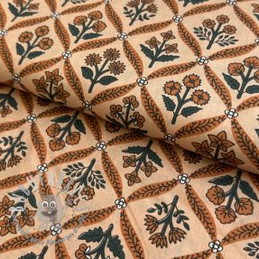Tessuto di cotone HANDCRAFTED BLOCK-PRINTED COTTON