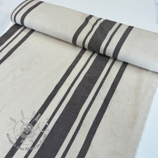 Tessuto decorativo Bernadette stripe coffee