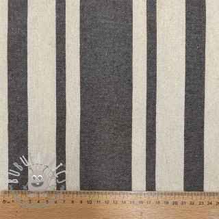 Tessuto decorativo Bernadette stripe coffee