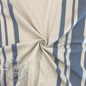 Tessuto decorativo Bernadette stripe denim