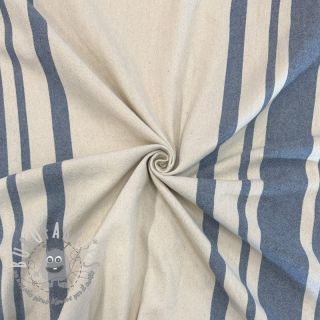 Tessuto decorativo Bernadette stripe denim