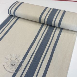 Tessuto decorativo Bernadette stripe denim