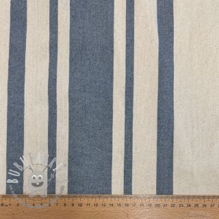 Tessuto decorativo Bernadette stripe denim
