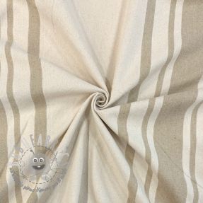 Tessuto decorativo Bernadette stripe ficelle