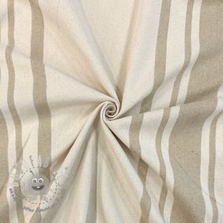 Tessuto decorativo Bernadette stripe ficelle