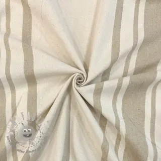 Tessuto decorativo Bernadette stripe ficelle