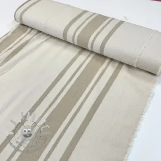 Tessuto decorativo Bernadette stripe ficelle
