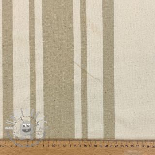 Tessuto decorativo Bernadette stripe ficelle