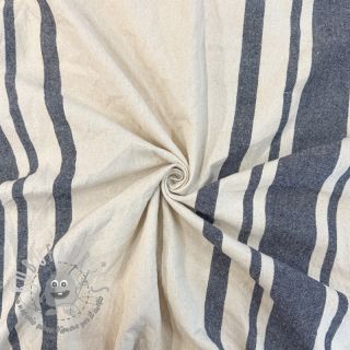Tessuto decorativo Bernadette stripe indigo