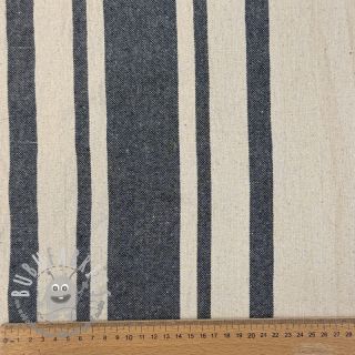 Tessuto decorativo Bernadette stripe indigo