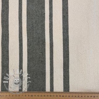 Tessuto decorativo Bernadette stripe kaki