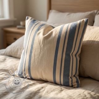 Tessuto decorativo Bernadette stripe denim