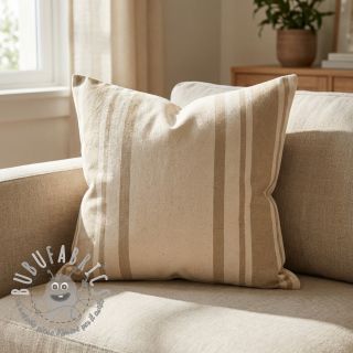 Tessuto decorativo Bernadette stripe ficelle