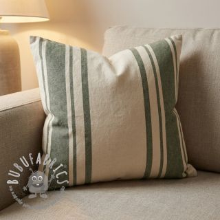 Tessuto decorativo Bernadette stripe kaki