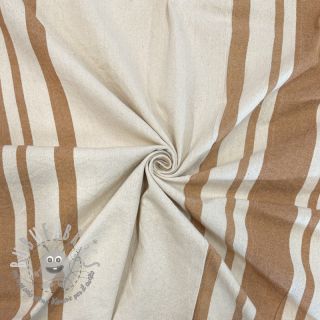 Tessuto decorativo Bernadette stripe peanut