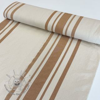 Tessuto decorativo Bernadette stripe peanut