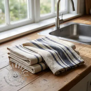 Tessuto decorativo Bernadette stripe indigo