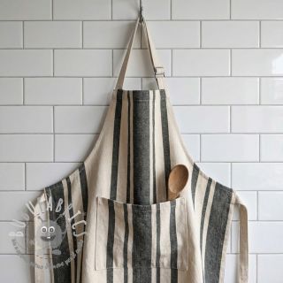 Tessuto decorativo Bernadette stripe kaki