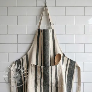 Tessuto decorativo Bernadette stripe kaki