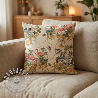 Tessuto decorativo GOBELIN premium Flamingo Luxury