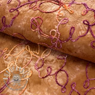 Tessuto di cotone TIE DYE Chenille ela design A