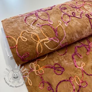 Tessuto di cotone TIE DYE Chenille ela design A