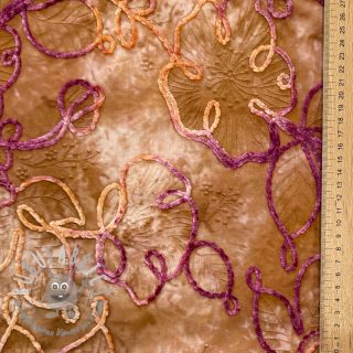 Tessuto di cotone TIE DYE Chenille ela design A