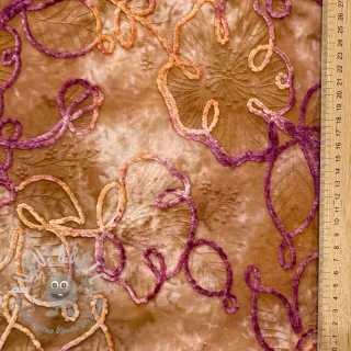 Tessuto di cotone TIE DYE Chenille ela design A