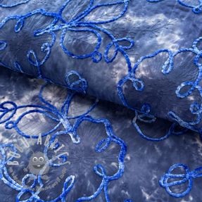 Tessuto di cotone TIE DYE Chenille ela design C