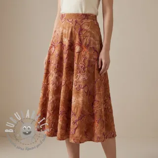 Tessuto di cotone TIE DYE Chenille ela design A