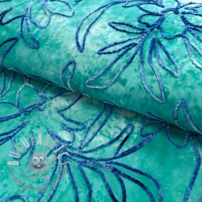 Tessuto di cotone TIE DYE Chenille manon design A