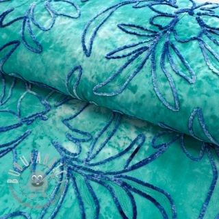 Tessuto di cotone TIE DYE Chenille manon design A