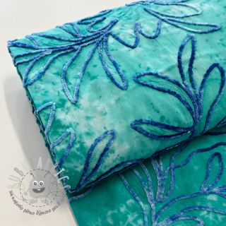 Tessuto di cotone TIE DYE Chenille manon design A