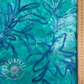 Tessuto di cotone TIE DYE Chenille manon design A