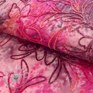 Tessuto di cotone TIE DYE Chenille manon design C