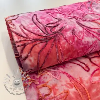 Tessuto di cotone TIE DYE Chenille manon design C
